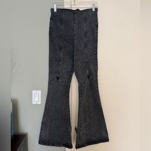 Forever 21 High Rise Black Flare Jeans